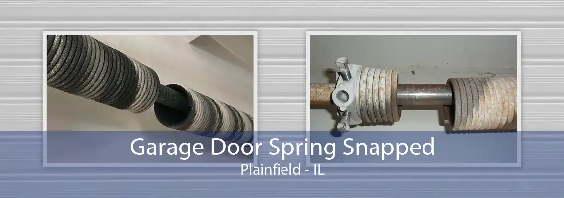 Garage Door Spring Snapped Plainfield - IL