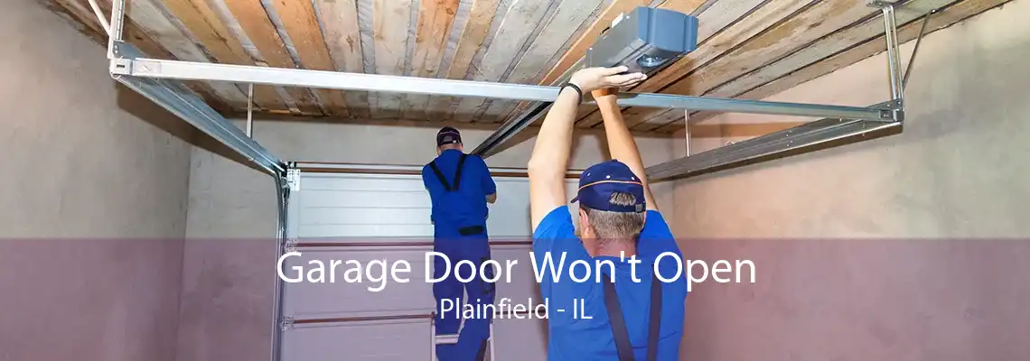 Garage Door Won't Open Plainfield - IL